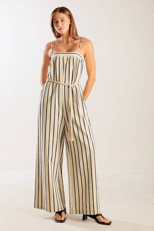 JUST THE BEGINNING WOVEN JUMPSUIT