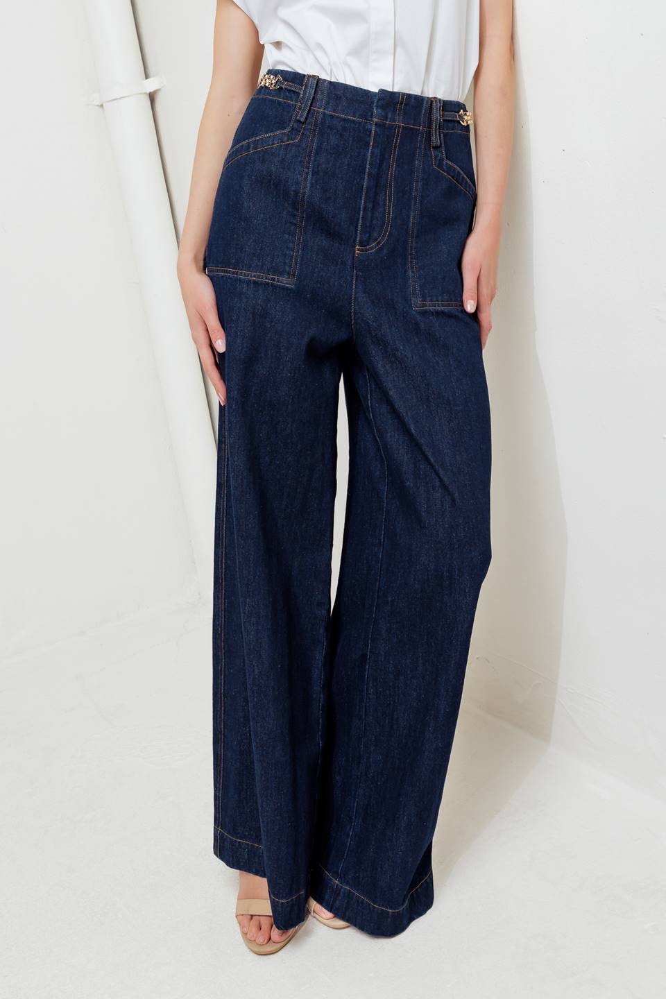 INDIGO ICON DENIM PANTS