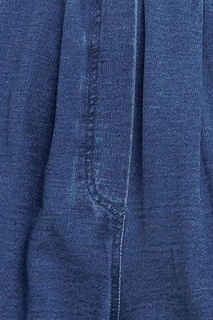 URBAN INDIGO FRENCH TERRY DENIM PANTS