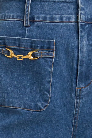 TIMELESS BLUE DENIM PANTS