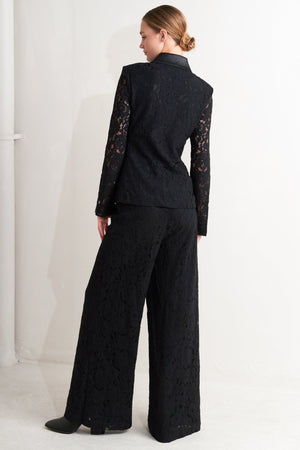 SHADOW GLAM WOVEN LACE PANTS