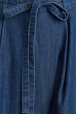 RELAXED TAILORED DENIM LOOSE FITTING PANTS