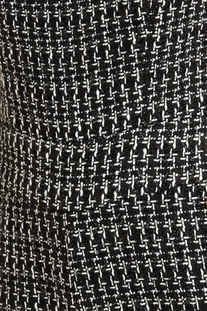 HAUTE STRAPLESS TWEED JUMPSUIT