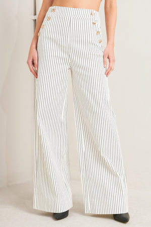 EFFORTLESS FORM STRIPE WOVEN PANTS