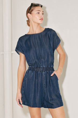 MODERN MARINA WOVEN ROMPER