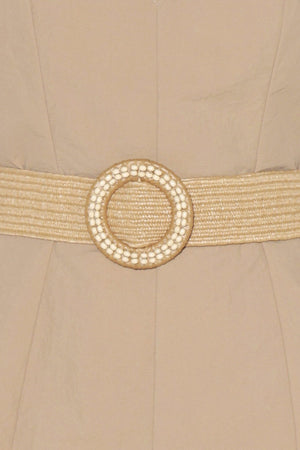 Neutral Goddess Woven Jumpsuit