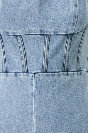 Skyline Sweetheart Denim Jumpsuit