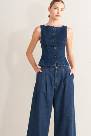 Ocean Drive Wide Denim Pants