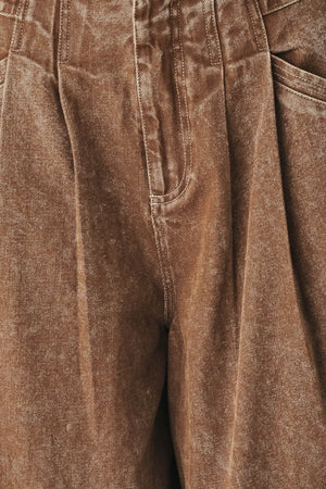 VINTAGE BROWN DENIM PANTS