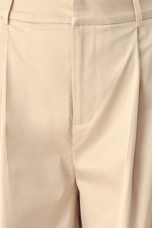 PARCHMENT RELAXED-FIT WOVEN PANTS