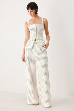 SUTTON STRIPE WOVEN PANTS