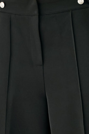 BLACK POWER PALAZZO WOVEN PANTS