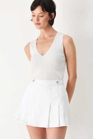 CHAMPAGNE CLUB WOVEN SKORT