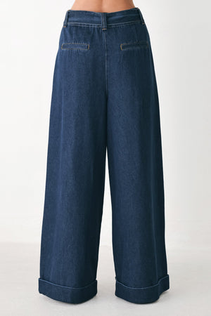 DEEP INDIGO MODERN MUSE DENIM PANTS