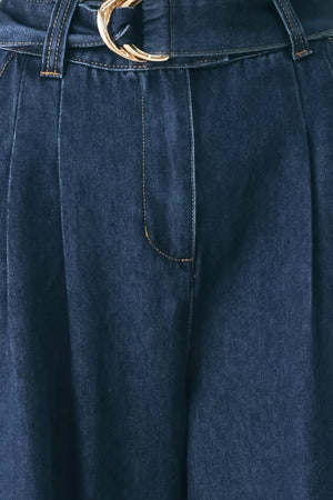 DEEP INDIGO MODERN MUSE DENIM PANTS
