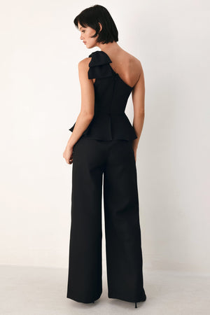 ALL EYES ON YOU BOW WIDE LEG JUMPSUIT