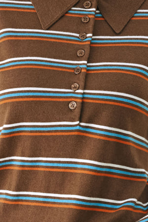 PRETTY IN PARADISE POLO TOP