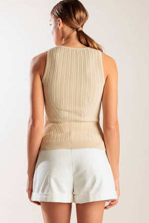 Thinking About You Knit Tank Top