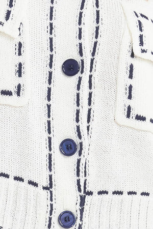 MONO FRAME SWEATER KNIT TOP