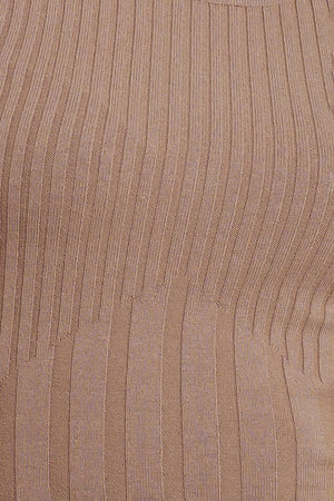 STRUCTURED CHIC SWEATER MIDI DRESS