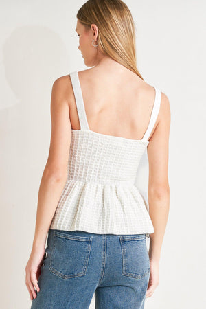 Sunday in Santorini Sweater Knit Top