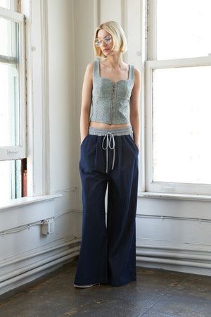 Through the Looking Woven Top