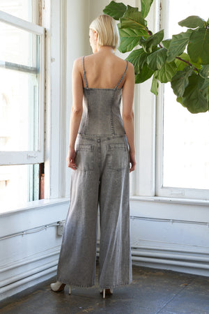 Sleek Essence Denim Top