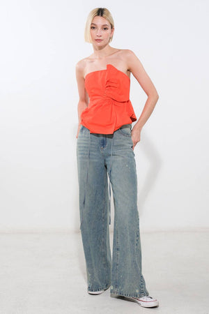 Sunshine Selection Woven Top