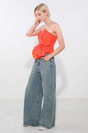 Sunshine Selection Woven Top