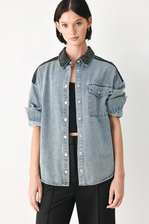 MY LOVE FOR YOU DENIM SHIRT