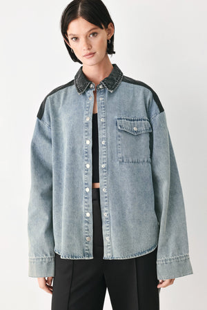 MY LOVE FOR YOU DENIM SHIRT
