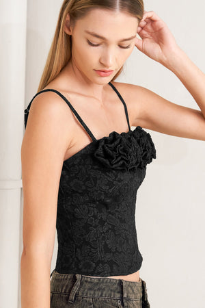 FOREVER DAYDREAMING WOVEN TOP