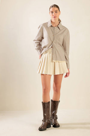AWAITING LOVE WOVEN TOP