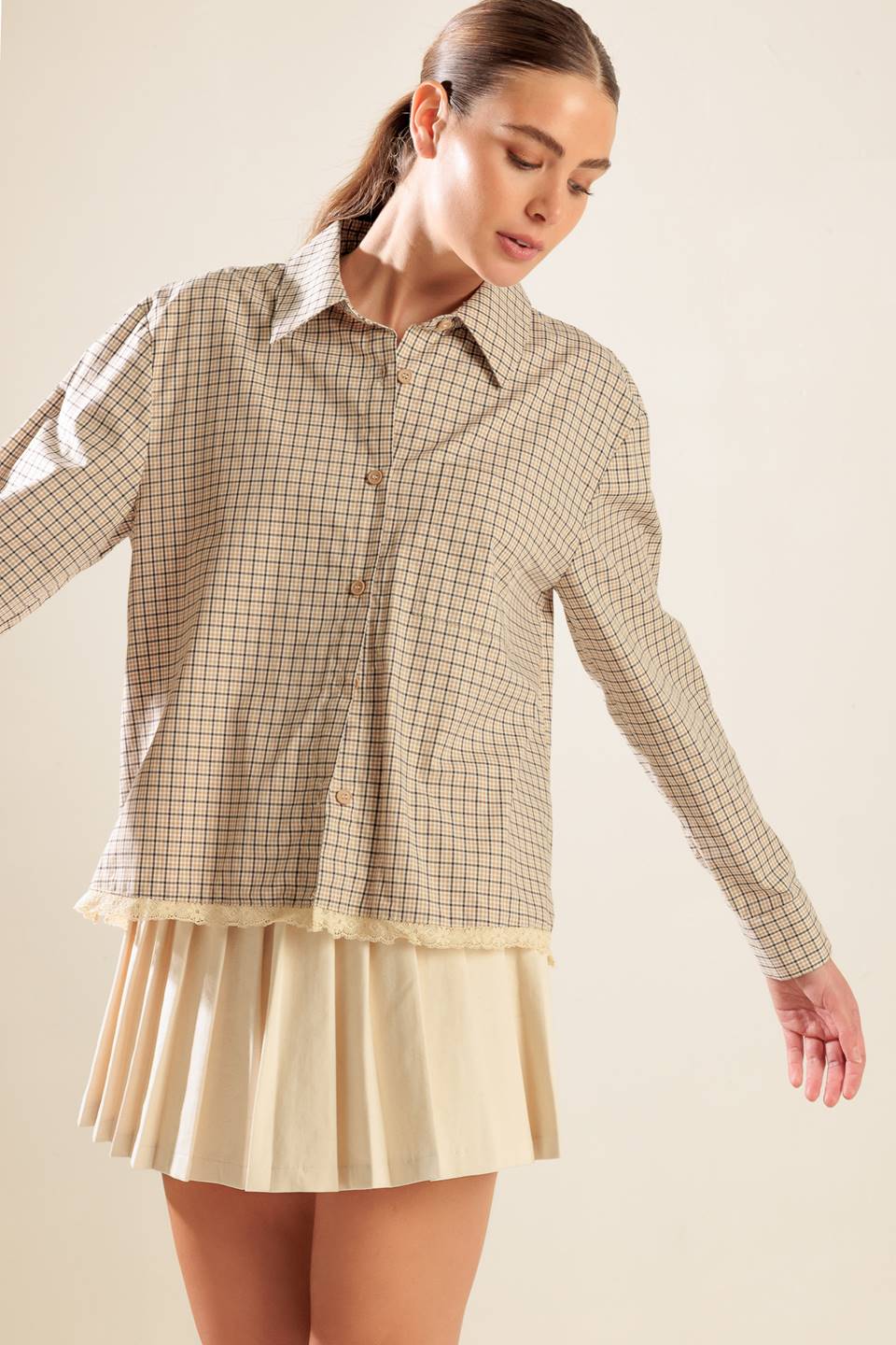 AWAITING LOVE WOVEN TOP