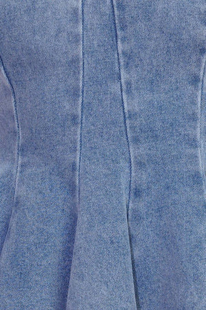 SANDY WALTZ LIGHT DENIM CAMI TOP