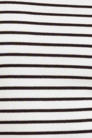 WINDING PATH STRIPED WOVEN TUBE TOP