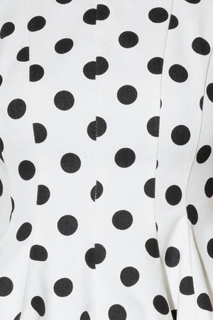 TONAL MOVE WHITE WOVEN TOP