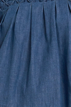 COTTAGE SPELL CHAMBRAY TOP