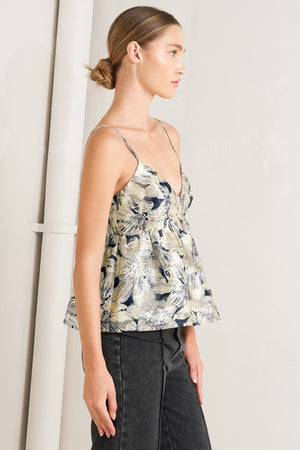 VACATION EDIT WOVEN TOP