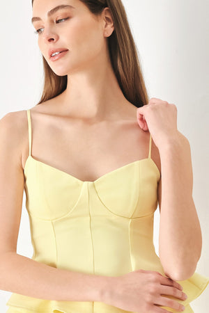Sweet Sunshine Woven Cami Top