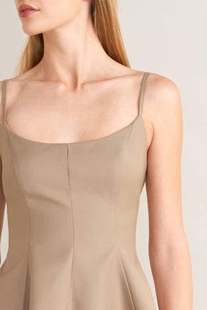 Manhattan Peplum Woven Cami Top