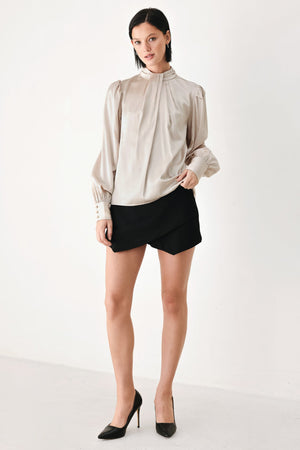 GOLDEN HOUR HIGH NECK BLOUSE