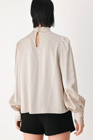 GOLDEN HOUR HIGH NECK BLOUSE