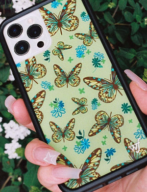 Sage Butterfly iPhone Case