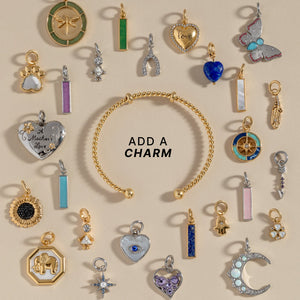 French Rope Charm Bracelet Cuff