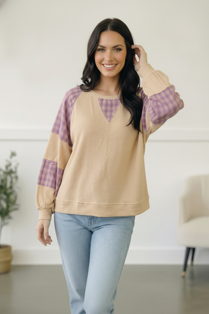 Country Cozy Oatmeal Long Sleeve Thermal