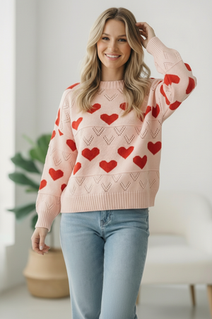 A Love Note Heart Sweater