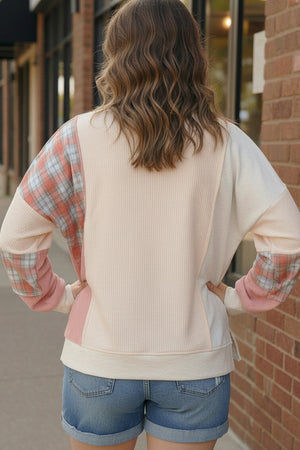 Pretty Prairie Patch Dusty Rose Pullover