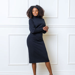 Dolman Sleeve Sweater Dress