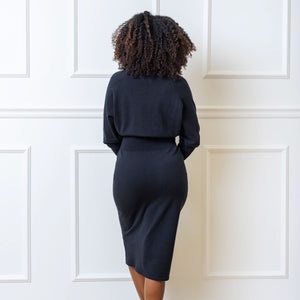 Dolman Sleeve Sweater Dress